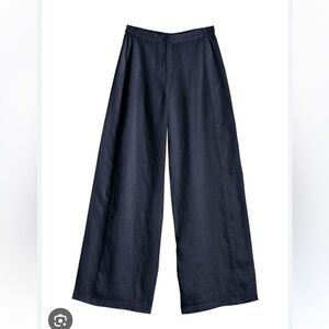 Darling society harmonize Wide-Leg Navy Pants